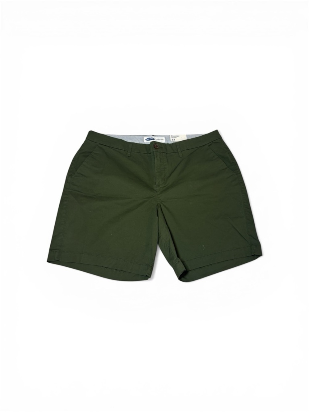 NWT Old Navy Women’s Dark Olive Green Everyday Short, size 14